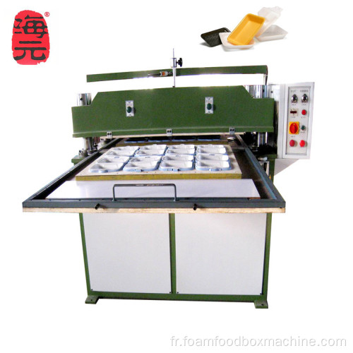 Machine de coupe de récipient alimentaire en mousse PS